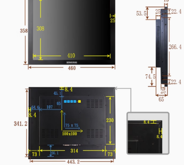 FZA201 Smart Touch-Display mit Touch-Display