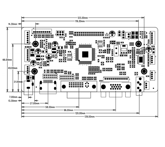 HXD-VDH58L V1.1 Backlight Driver Board (Rückleuchte)